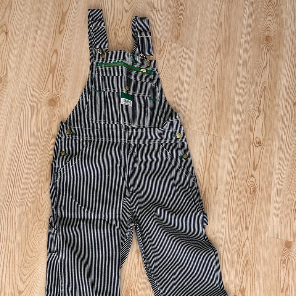 Liberty Black and White Striped Jumpsuit